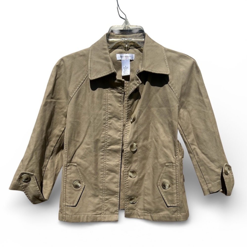 Isaac Mizrahi Khaki Utility Jacket